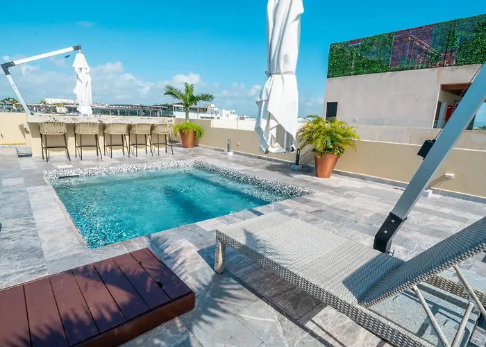 Apartment Singular Joy #203 - 1Br Rooftop Pool & Ocean View Playa del Carmen